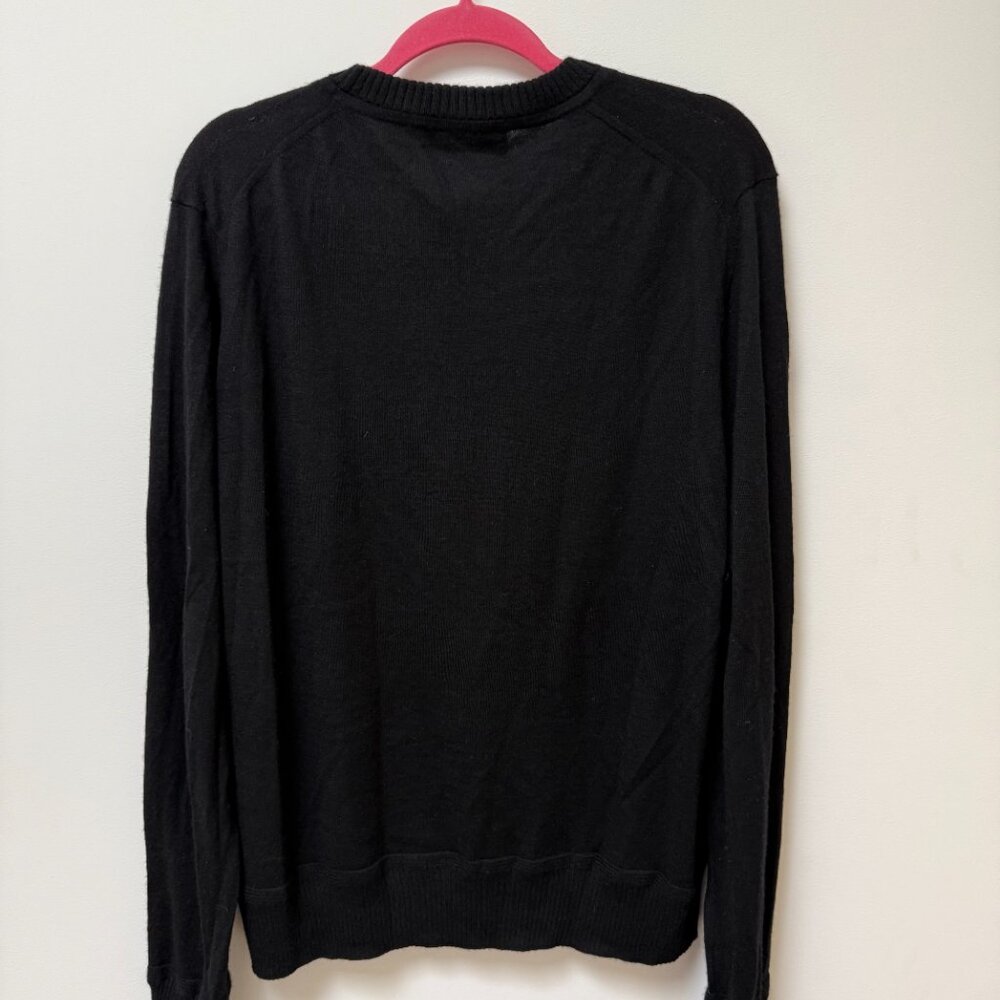 Buck Mason Men's Crewneck Cashmere Sweater, Black XL - Picture 5 of 5